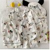 Disney Licensed Mickey and Donald Duck Three-Piece Pajama Set Spring and Autumn Thin Cartoon Wearable Loungewear Set