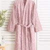 Ladies’ Gauze Jacquard Bathrobe, Absorbent Cotton Floral Pajamas, Ultra Soft Spa Bathrobe, Bathroom And Bedroom Spa, Ideal Bathroom Supplies, Spring, Summer And Autumn Accessories