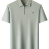 fortei Men’S Fashion Summer Half-Zip Polo Shirt – Slim Fit, Short Sleeve, Half-Zip Collar, Stretch Fabric, Stylish Workwear, POLO SHirts