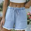 Hot Ripped Summer Shorts For Women Summer Shorts With Frayed Raw Hem Plain Ripped Casual Shorts Womens Denim Shorts Hot Shorts For Women