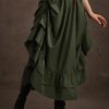 Women’s Elegant High Waist Skirt – Non-Stretchy Polyester, Structured Fit for Formal & Casual Outfits – All-Season Everyday & Special Occasion Skirt, Versatile Wardrobe Staple, Sophisticated Design, Fabric, Office Attire