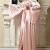 Women’S Robe Light Weight Long Satin Robe And Nightgown Lounges