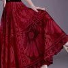 Elegant Floral Print Lace Dress Semi-Sheer Polyester Elegant Floral Print A-Line Lace Dress – Pleated Midi Skirt with Fan Detail for Springu002FSummeru002FFall – Hand Washable